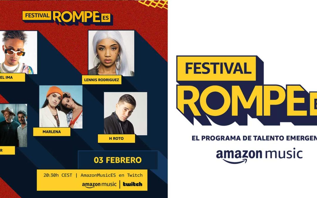 Amazon Music apoya a cantantes emergentes con su festival ROMPE ES