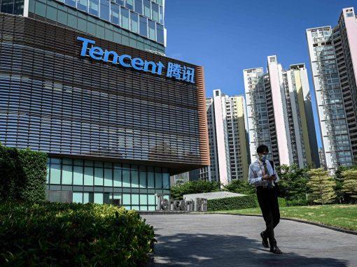 La gran empresa de tecnología China Tencent redujo sus beneficios en el 2022