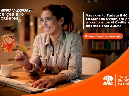 <strong>Alianza BNC y ZOOM facilita compras electrónicas internacionales</strong>